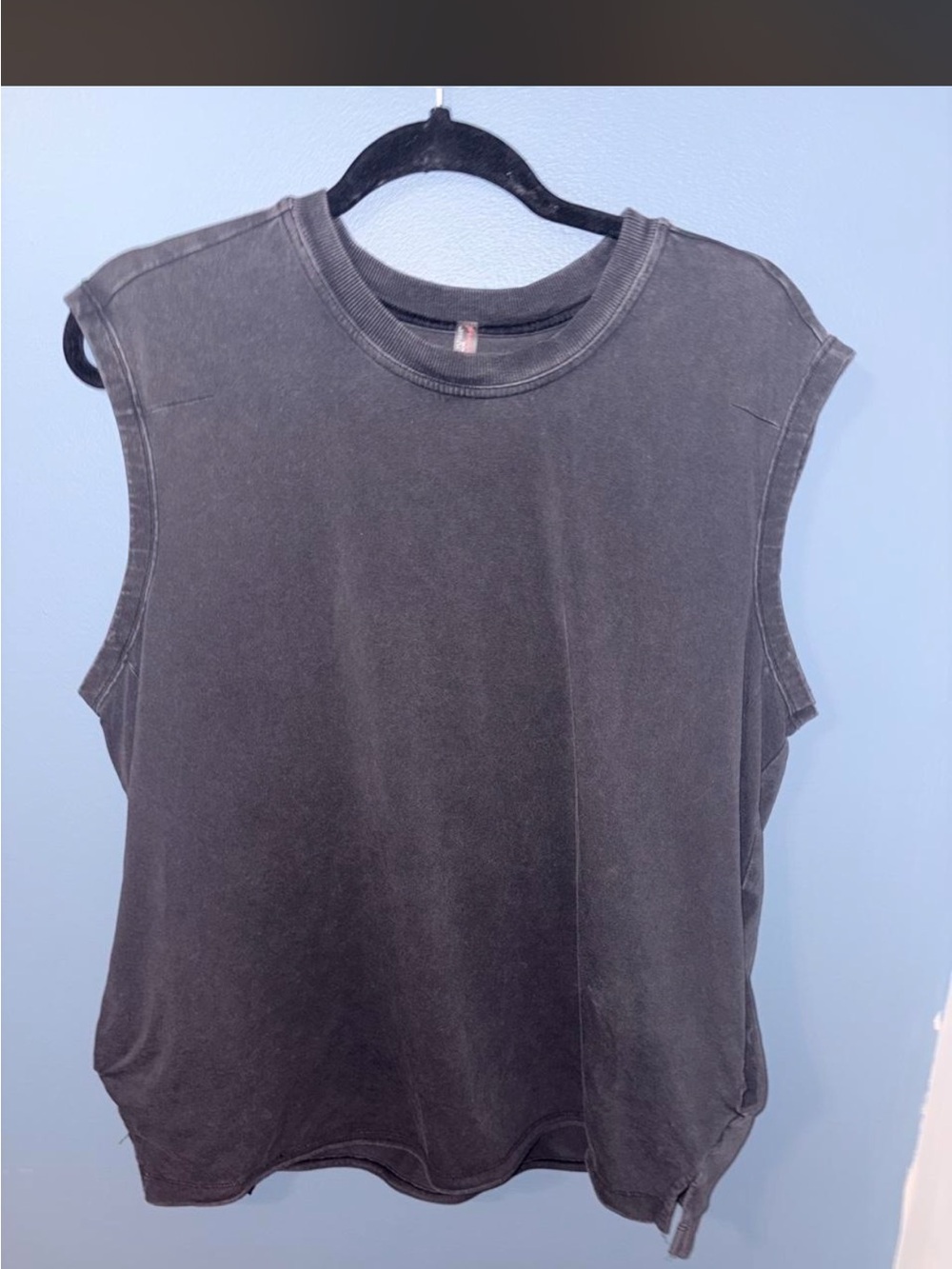 FP Movement by Free People Washed Black Muscle Tank